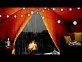 Звук Дождя в Палатке Без Грозы. Шум дождя без грома для сна, отдыха и релаксации
