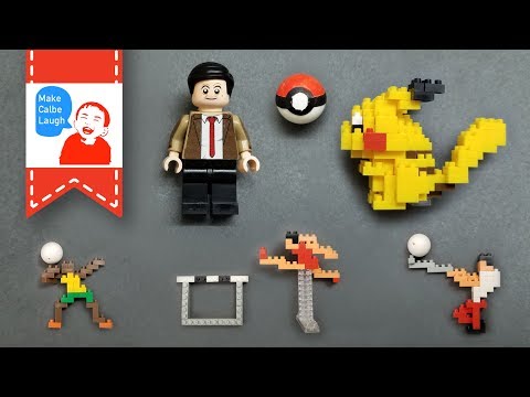 Lego Mr Bean Story and Sports including sprinter, hammer throw