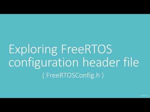 Exploring FreeRTOS configuration header file