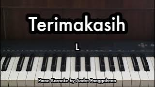 Terimakasih - Hal | Piano Karaoke by Andre PanggabeN