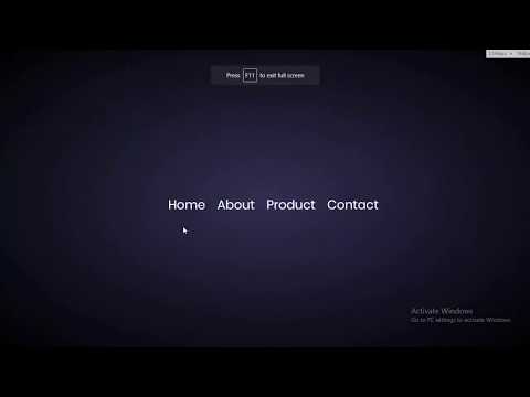 Navigation Bar Hover Effect | HTML & CSS