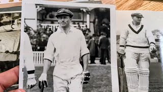 Don Bradman Press Photo Collection   Commemorative Stamps and Newspaper Articles 