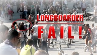 Longboarder Fail - Unterwegs In Köln Enjaymusic