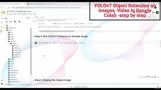 YOLOv7 Object Detection on Images, Video in Google Colab step by step Part-7 #complete #yolov7 #yolo