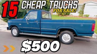 Top 15 Low-Cost Trucks on The Market!