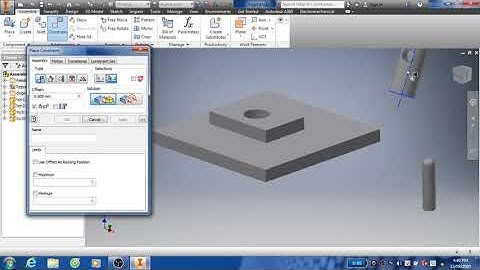 Bài 6 .HƯỚNG DẪN CÁCH LẮP RÁP CÁC CHI TIẾT TRONG BẢN VẼ LẮP ASSEMBLY TRONG INVENTOR 2016