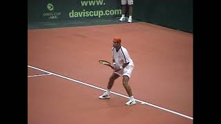 2001 daviscup Ned Frankrijk Rotterdam
