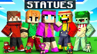 Construire des STATUE GÉANTE sur Minecraft !