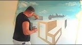 Superhero room recreated by Kid Murals by Dana - YouTube