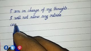 Easy version of cursive handwriting practice | Modern Calligraphy screenshot 3