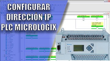 como configurar direccion ip plc micrologix allen bradley curso tutorial programacion basica