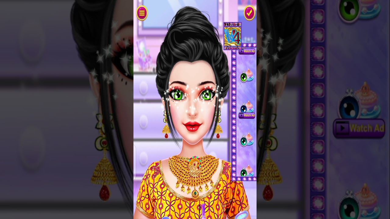 shaadi ka Dulhan beauty parlour 2021 ka makeup karne wala game style 