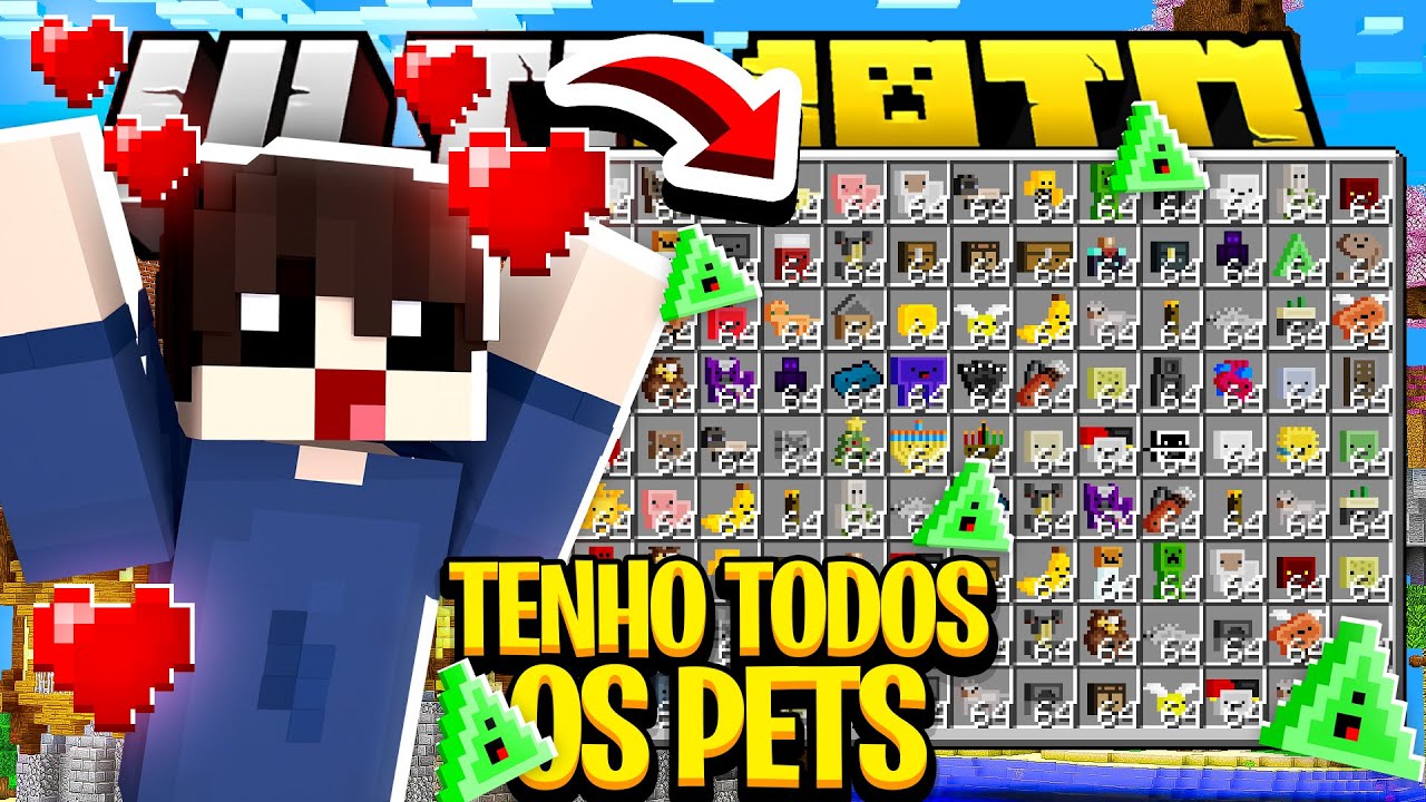FARM INFINITA DE TODOS OS PETS DO JOGO!!! TO RICO!!! Minecraft Ultimato #29