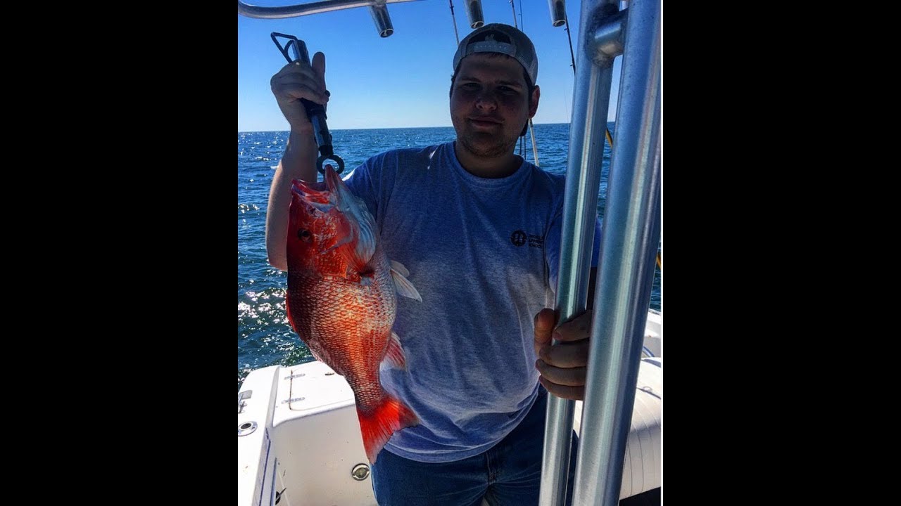 Mississippi State water red snapper fishing! - YouTube