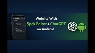 Website With Spck Editor + Chatgpt on android | spck editor tutorial in hindi screenshot 3