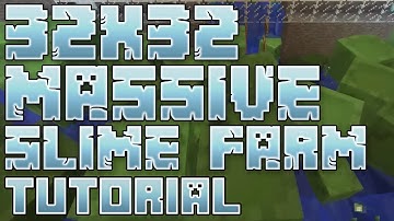 32x32 Fully Automatic Slime Farm Tutorial