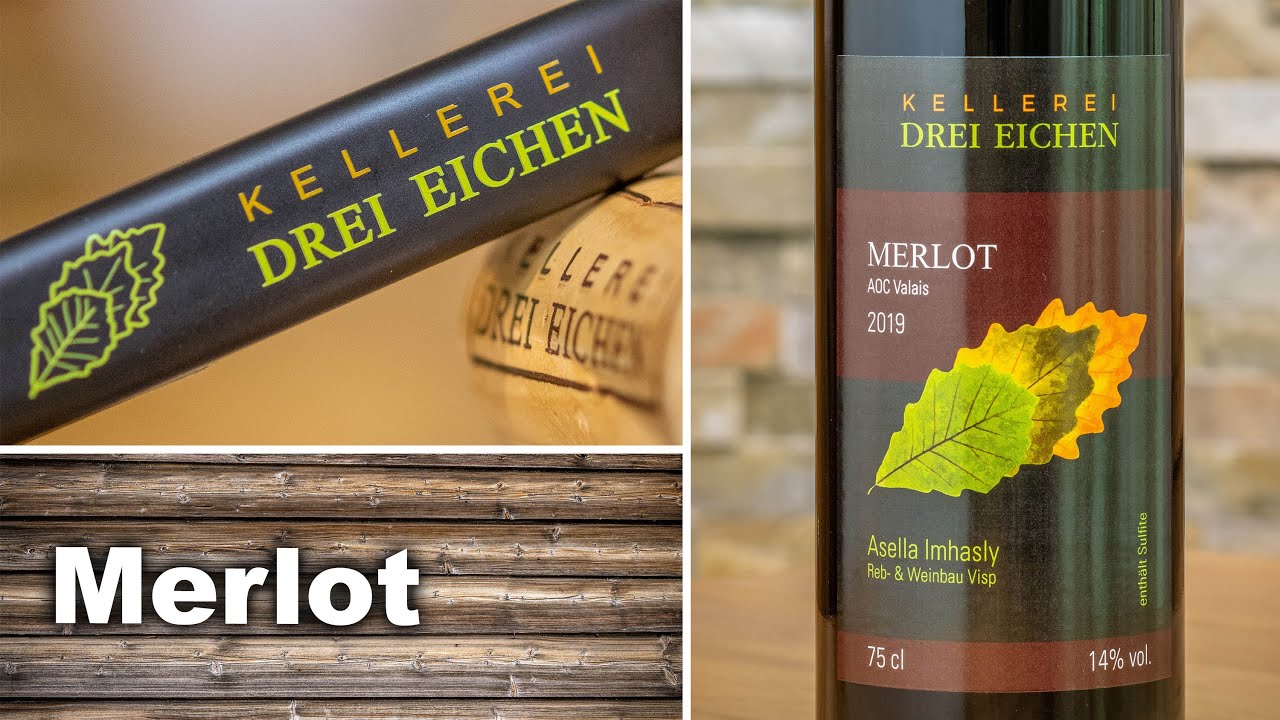 Merlot, Rotwein, Kellerei Drei Eichen