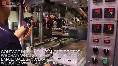 FULL AUTOMATIC DOUBLE COLOR FOAM EVA INJECTION MOLDING MACHINE