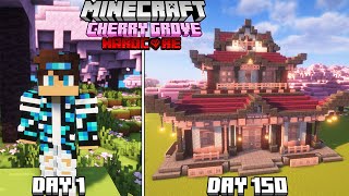 I Survived 100 Days In Cherry Grove Biome Only World In Hardcore Minecraft (Urdu\/Hindi)