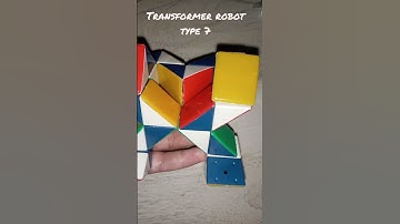 Transformer robot type 7.made by snake rubik