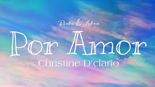 Miniatura de vídeo de "Por Amor (Christine D'clario ft. Edward Rivera) Pista & Letra"