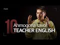 Teacher Azam - Dars berib 10 000$ topsa bo‘ladi; oq tanali insonlarga onsonroq | 10 ahmoqona savol