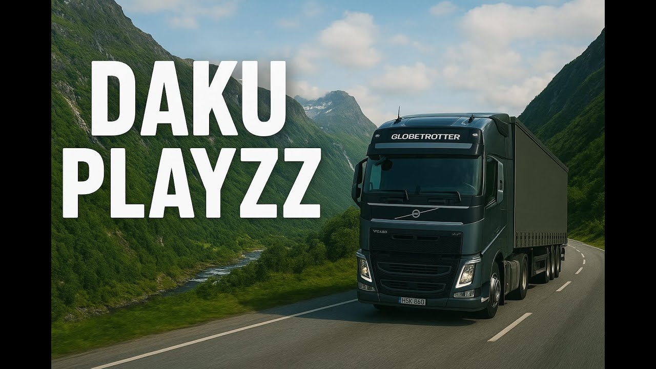 ETS2  | hard hills road jobs {trucker MP} with V8 open pipe engine