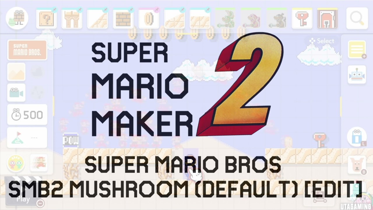 Super Mario Bros. 2 Mushroom [Edit] - Fanmade Super Mario Maker Music