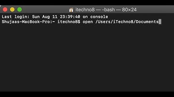 MacOS How To Open Terminal