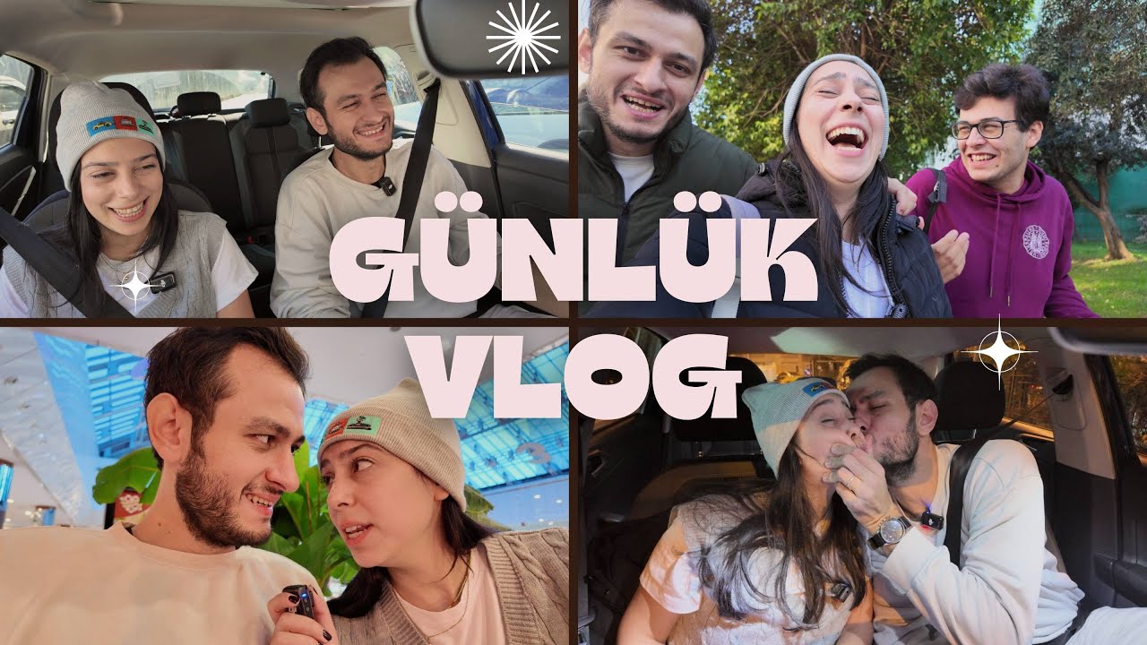 BİZİMLE BİR GÜN VLOG (ehliyet yenileme, fanımız arkimizle kahve, alışveriş, yemek... )