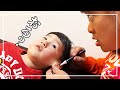 【耳かき】可愛い3歳の甥っ子の耳の中に!!大きい黒い物体が……