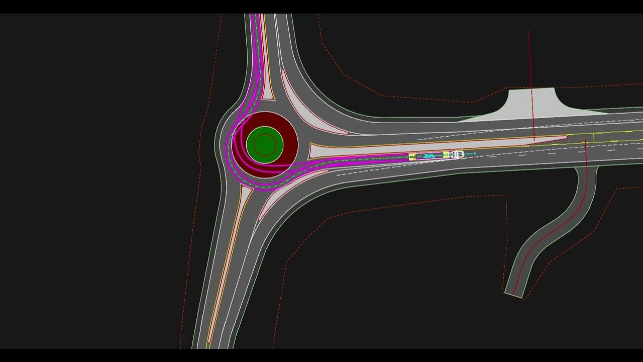 Route 25K Roundabout Simulation YouTube