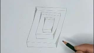 Easy 3D Art Drawing Optical Illusion Drawing Trick Art Impossible