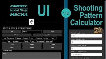 MECHA UI vs. Nodal Ninja Online Shooting Pattern Calculator