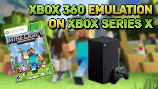 Minecraft: Xbox 360 Edition on Xbox Series X powered by Xenia