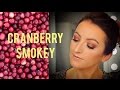 Winter Cranberry Smokey Eye Tutorial