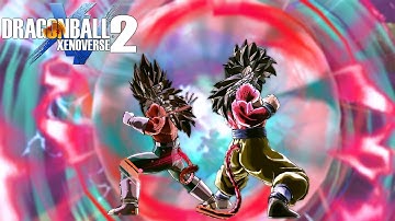 FINAL SHINE KAMEHAMEHA SSJ4 GOKU & VEGETA TEAM FUSION! Dragon Ball Xenoverse 2 Duo Mod Gameplay