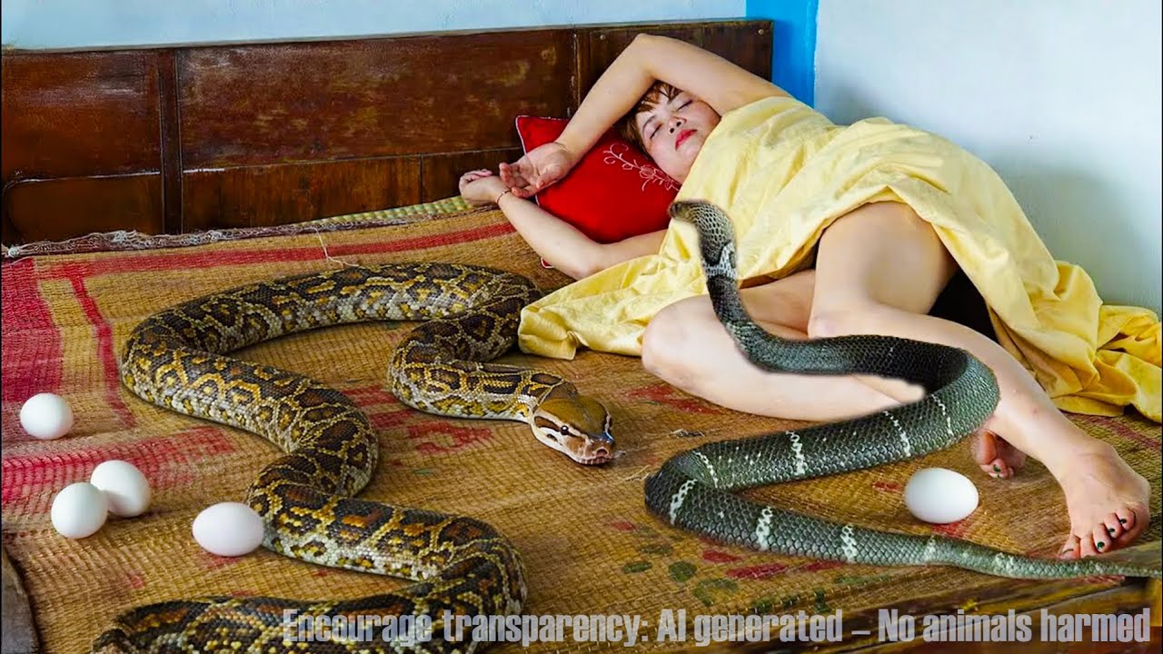 72 Hours of Trapping to Catch a Cobra That Invaded a Farm – Cobra Lurks Beside Sleeping Girl
