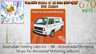 ♫EARGASM♫ Top 1000 tracks of all time (700~601) 【2021】