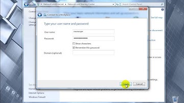 Setup pptp client on windows 7