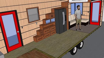 Tiny House On Wheels Sketchup Walkthrough