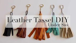 Have you been drooling over leather tassel accessories but dismayed by
the price tag? well no more breaking bank for style! can make a
leat...