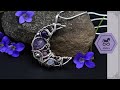 MOON Pendant -  Wire Wrap Tutorial/ DIY Jewelry