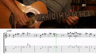 How to Play the Guitar Solo in Blue Eyes Crying in the Rain with TAB