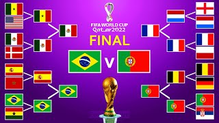 FIFA World Cup 2022 | Group Stage. Knockout stage. Round of 16. Quarter-final. Semi-final. Final PES