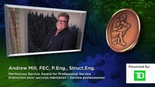 Andrew Mill | Meritorious Service Award for Professional Service, 2016