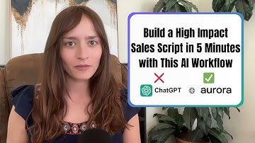 Build a High Impact Sales Script in 5 Minutes with this AI Workflow