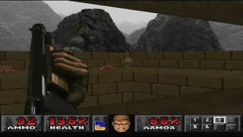 Doom PSX (TC) Map 03 (Toxin refinery) ( 100% all secrets )