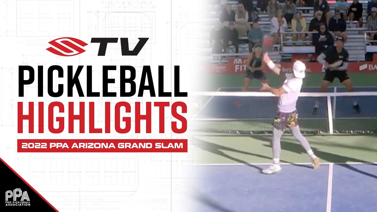 Tyson McGuffin's Perfect Backhand Finisher Pickleball Highlight Arizona Grand Slam Mixed