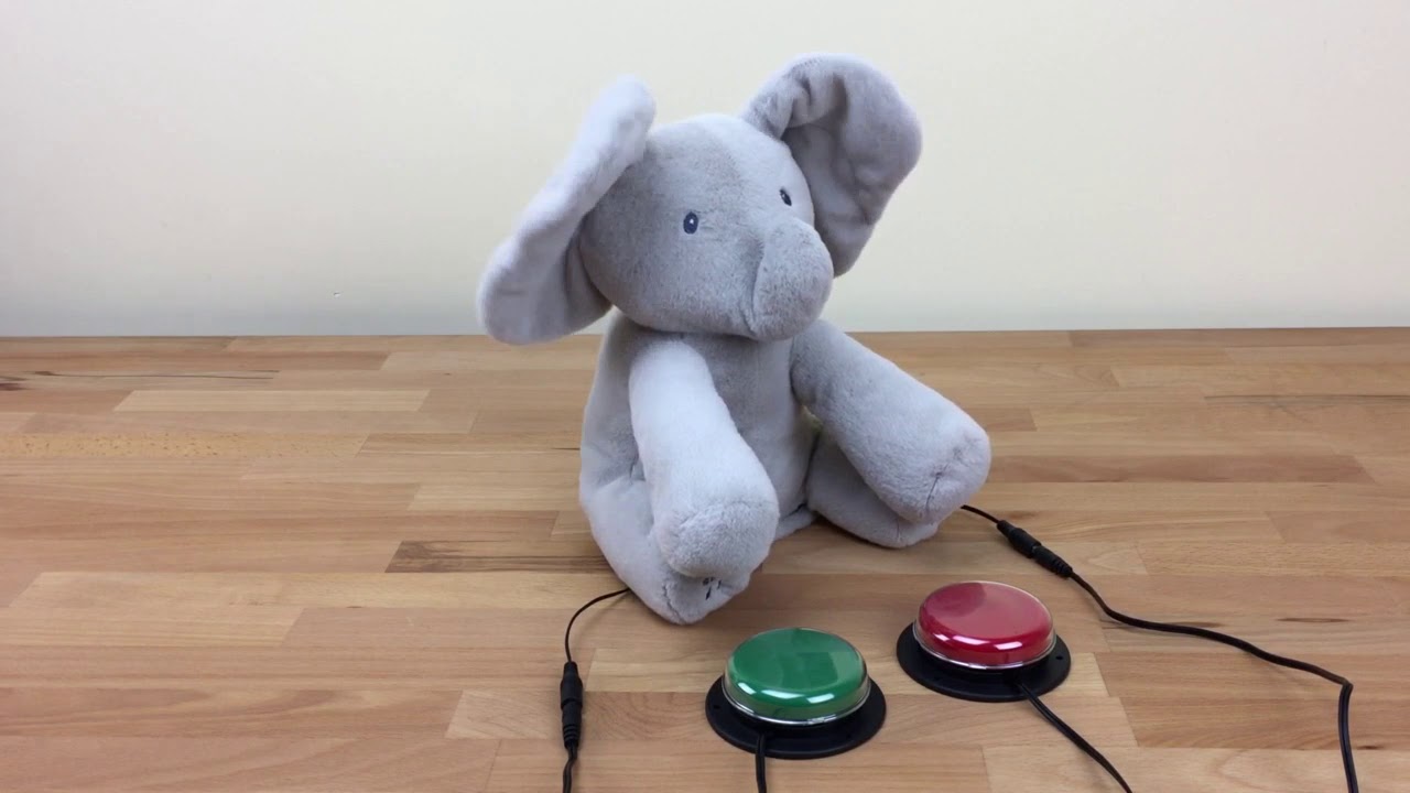 Affordable, Fun Switch Adapted Flappy the Elephant Toy